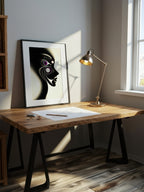 Inner Swirl – Surreal Abstract Silhouette Wall Art 502