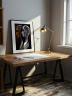 Synchronized Soul – Surreal Bronze Dual Portrait Wall Art 529