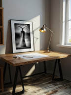 Night Presence – Surreal Monochromatic Figure Wall Art 545