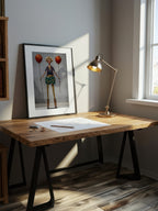 Whimsical Journey – Surreal Pop Art Figure Wall Art 534