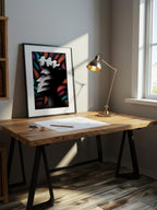 Lumina – Surreal Monochromatic Portrait Wall Art 505