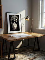 Eternal Echo – Surreal Dreamlike Silhouette Wall Art 526