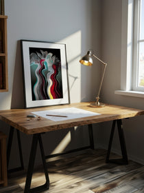 Psychedelic Silhouette Art 527