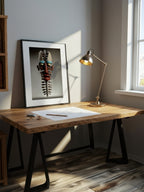 Mechanical Soul – Surreal Industrial Hardware Portrait Wall Art 482