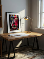 Painted Totem – Surreal Folk Craft Totem Wall Art 442