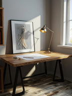Ethereal Motion – Surreal Paper Relief Figure Wall Art 478