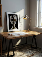Fractured Soul – Surreal Divided Identity Wall Art 537