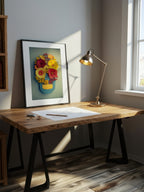 Flower Skull – Surreal Floral Skull Wall Art 408