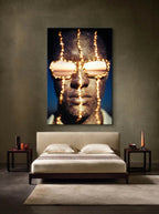 Modern Surreal Portrait – Surreal Layered Figure Wall Art 301