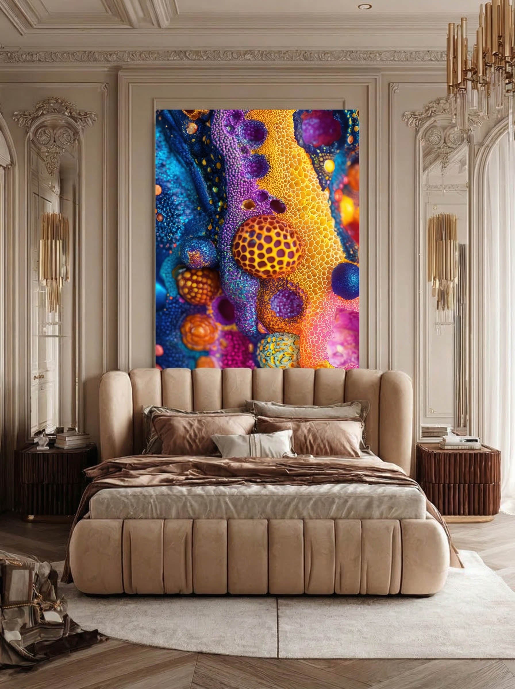 Intricate Texture – Surreal Detailed Surface Wall Art 307