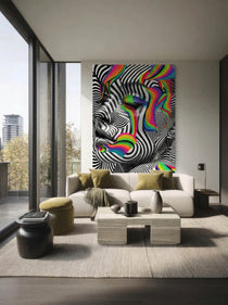 Rainbow Psychedelic Portrait 309