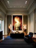 Radiant Silhouette – Surreal Glowing Figure Wall Art 312