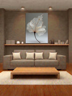 Minimalist Leaf Art – Surreal Clean Botanical Wall Art 315