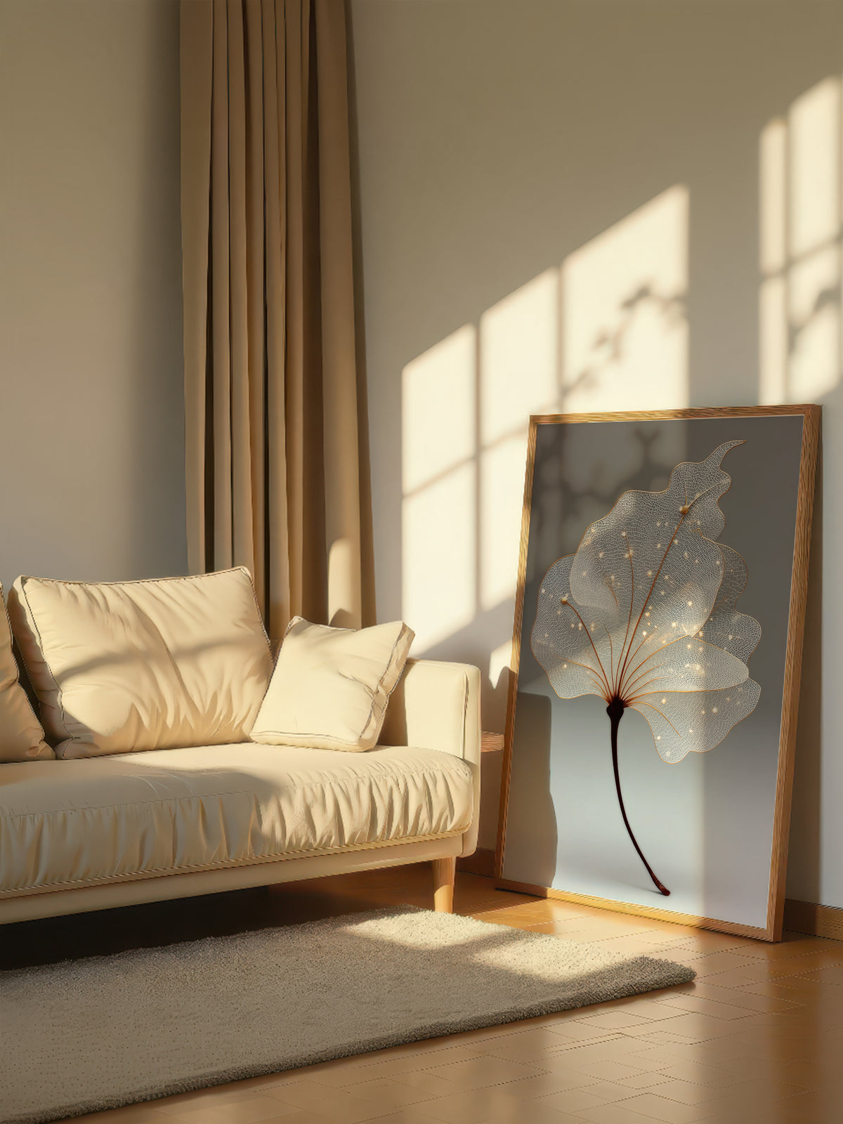 Minimalist Botanical Leaf 315