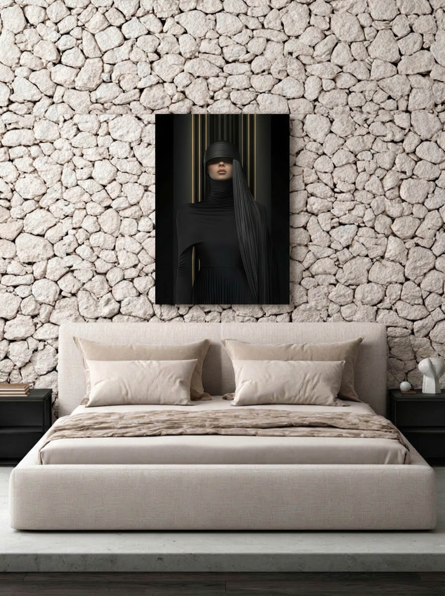 Minimalist Fashion – Surreal Elegant Figure Wall Art 320