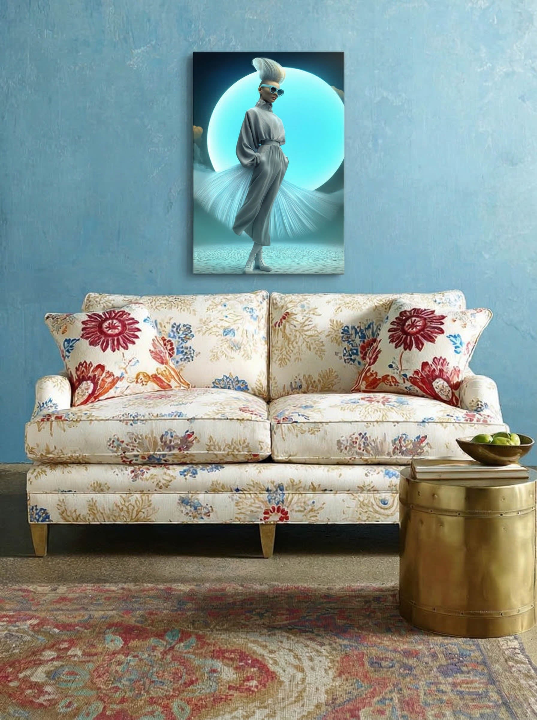 High Fashion Surrealism – Surreal Avant-Garde Portrait Wall Art 322