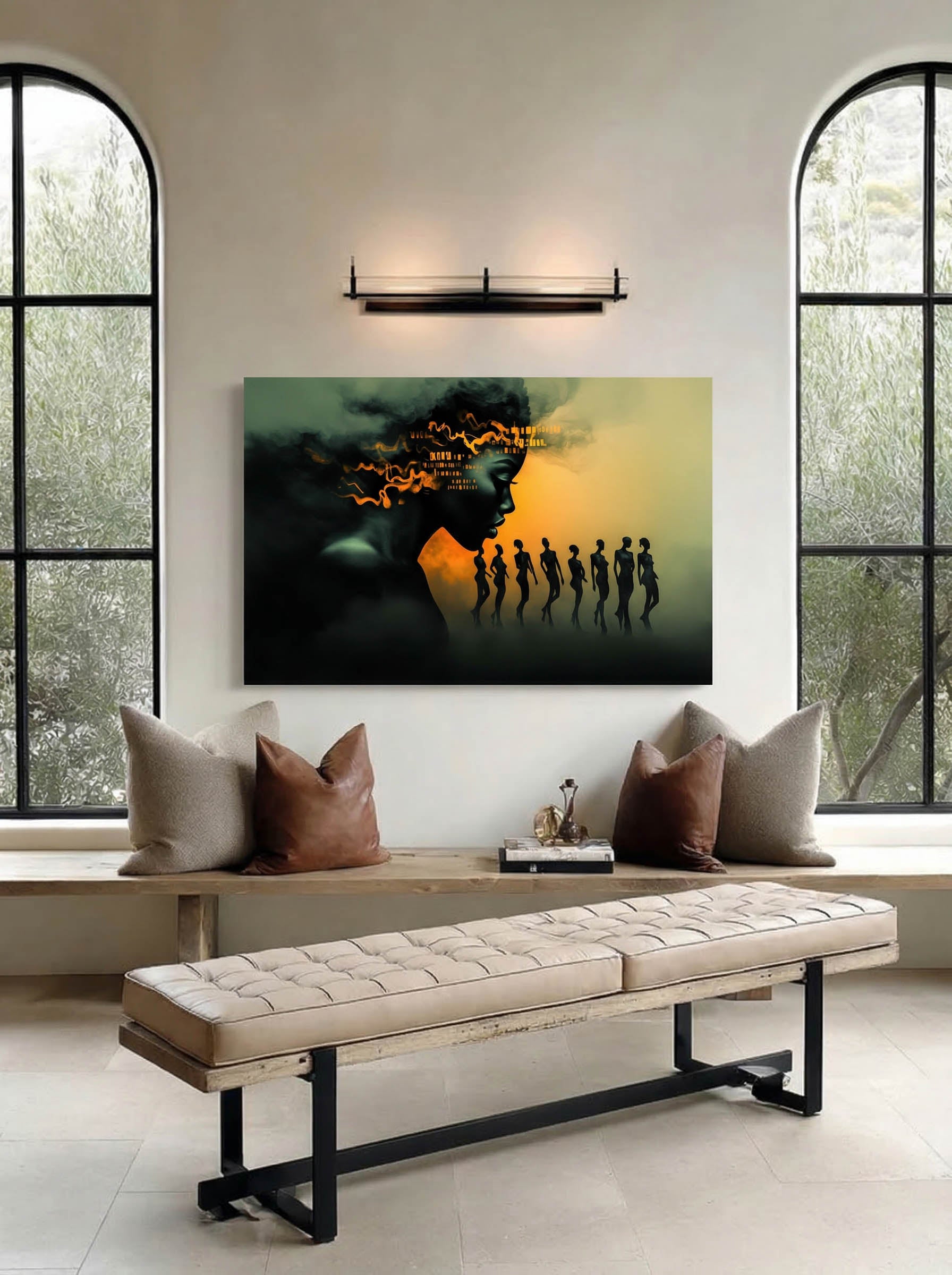 Shadow Dance – Surreal Ethereal Movement Wall Art 324 Secondary image