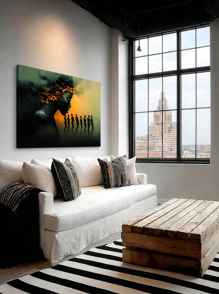 Shadow Dance – Surreal Ethereal Movement Wall Art 324