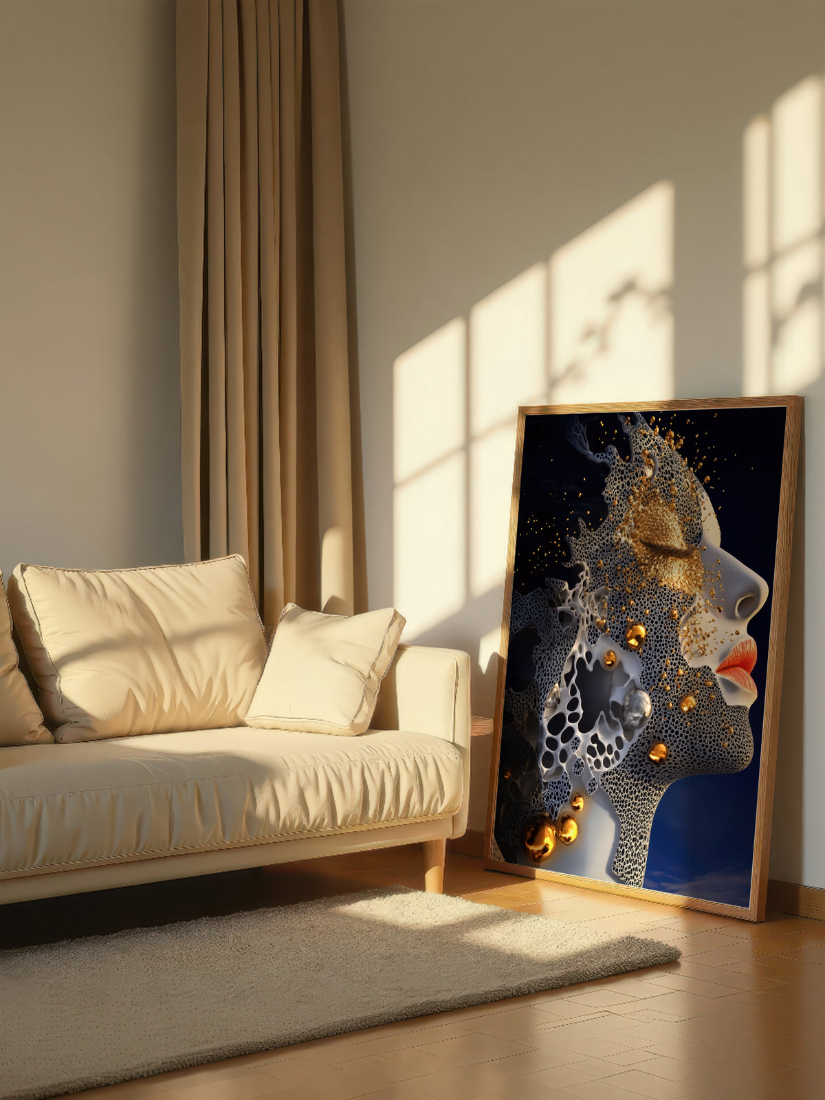 Gilded Sculptural Portrait 329
