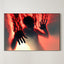Dark Surreal Figure – Surreal Shadow Portrait Wall Art 042