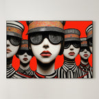 Uniform Rhythm – Surreal Psychedelic Pop Assembly Wall Art 138
