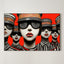 Uniform Rhythm – Surreal Psychedelic Pop Assembly Wall Art 138