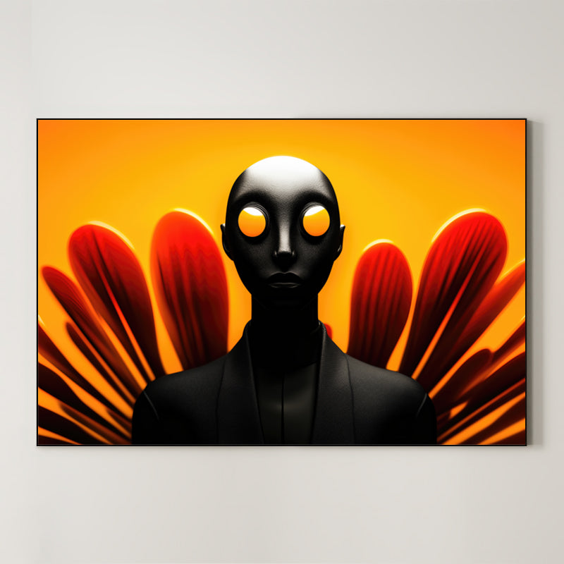Conceptual Profile – Surreal Abstract Portrait Wall Art 008 Main image