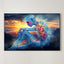 Floral Introspection – Surreal Botanical Silhouette Wall Art 353