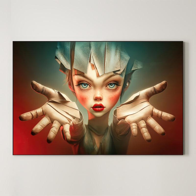 Surreal Portrait – Surreal Dreamlike Figure Wall Art 036