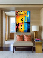 Urban Reflection – Surreal City Mirror Wall Art 338
