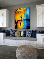 Urban Reflection – Surreal City Mirror Wall Art 338