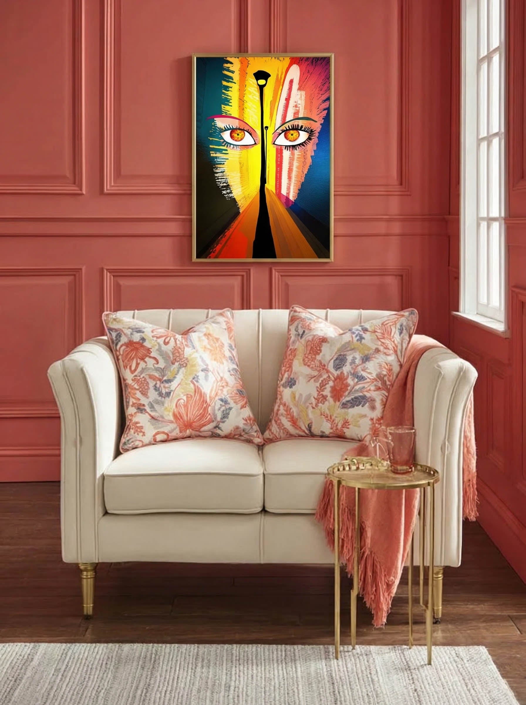 Urban Vision – Surreal Graphic Street Portrait Wall Art 340