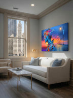 Twilight Prism – Surreal Cyber Fashion Wall Art 354