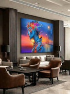 Twilight Prism – Surreal Cyber Fashion Wall Art 354