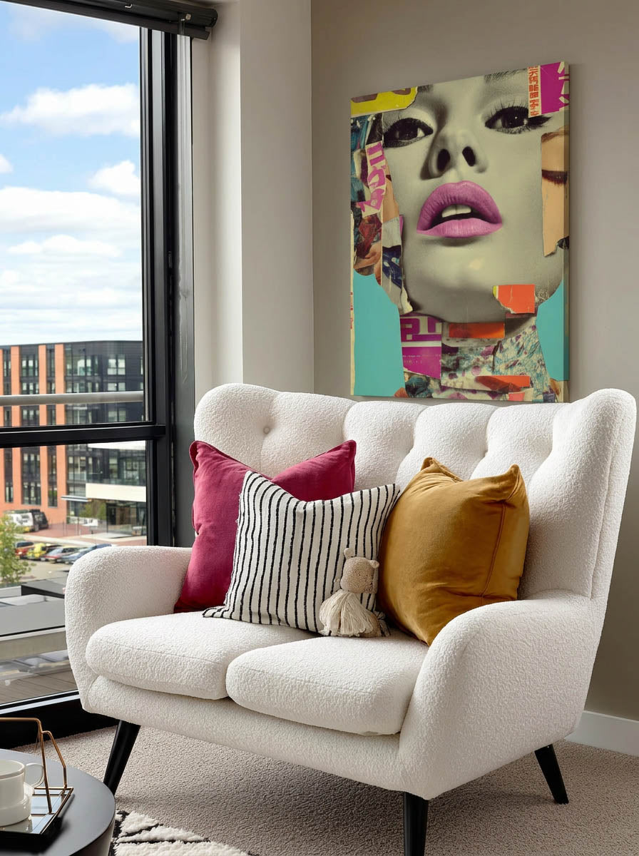 Pop Art Collage – Surreal Mixed Media Pop Wall Art 357