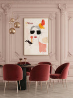 Minimalist Portrait – Surreal Clean Figure Wall Art 363
