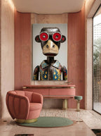 Found Object Portrait – Surreal Assemblage Figure Wall Art 367