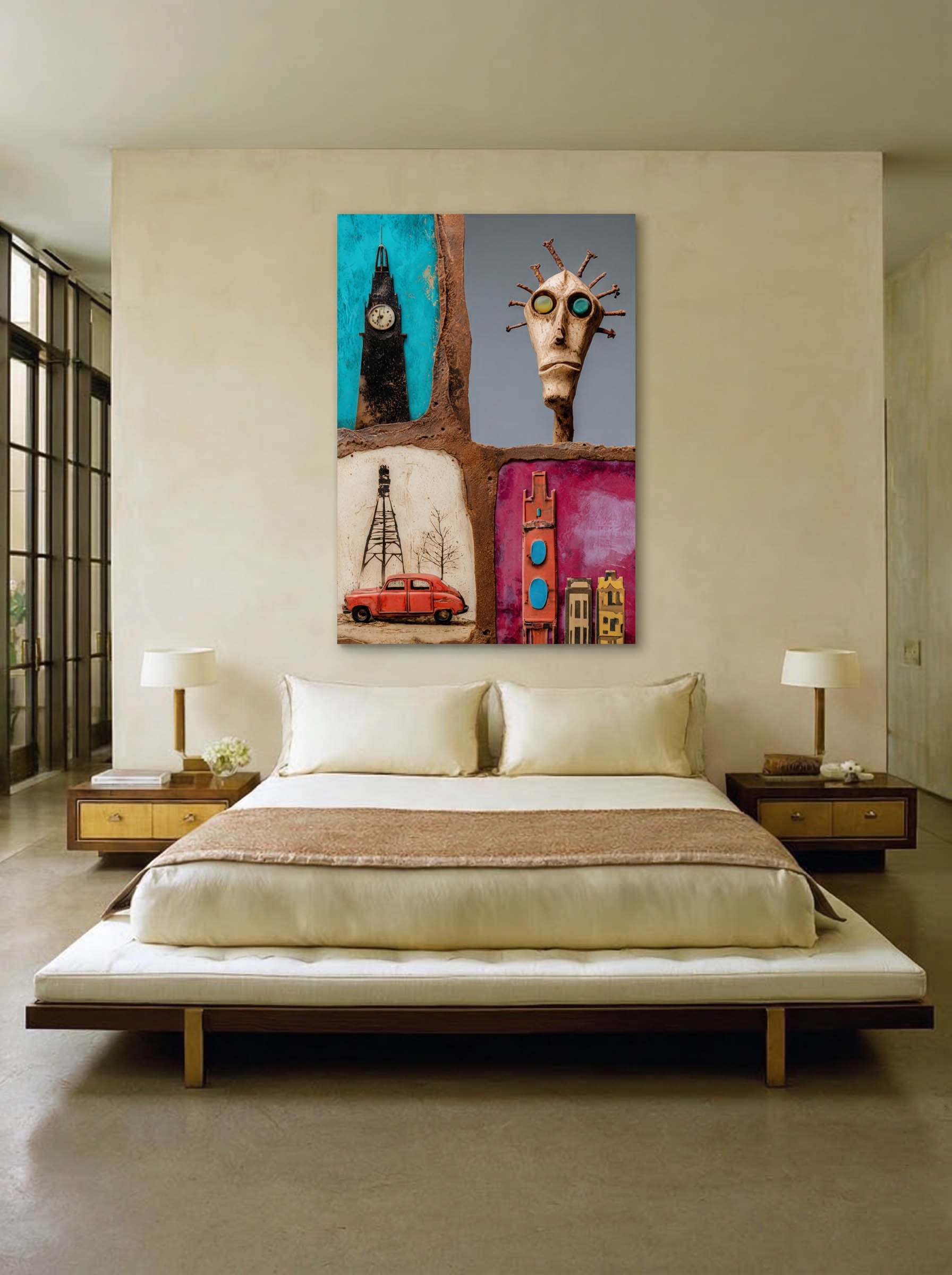 Urban Stories – Surreal City Narrative Wall Art 368