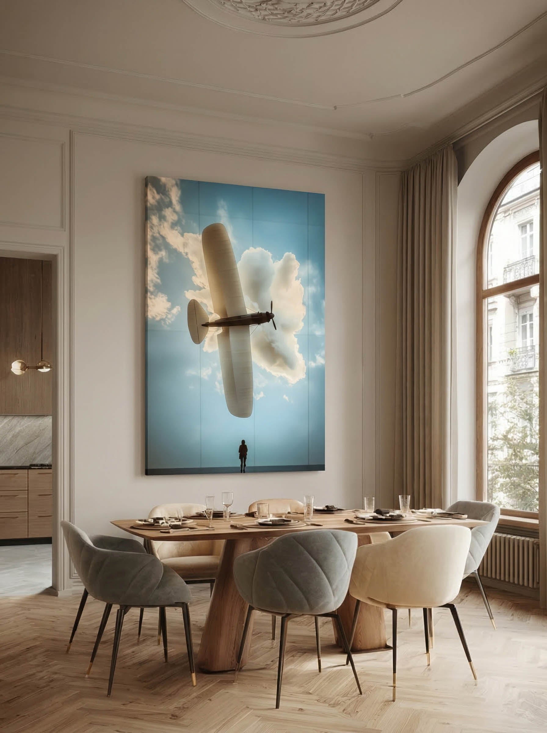 Surreal Aviation Art – Surreal Flight Fantasy Wall Art 374 Secondary image