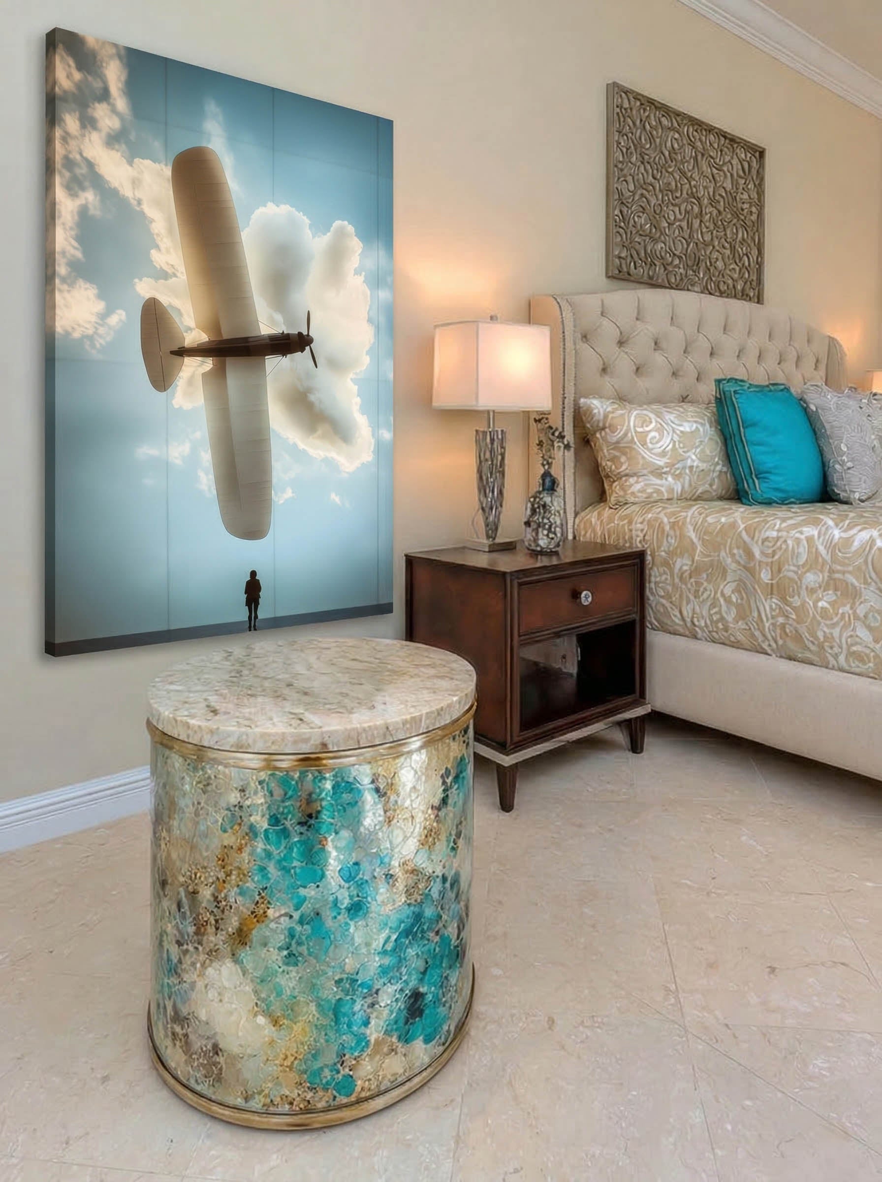 Surreal Aviation Art – Surreal Flight Fantasy Wall Art 374