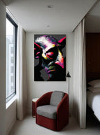 Gothic Profile – Surreal Dark Elegant Portrait Wall Art 378