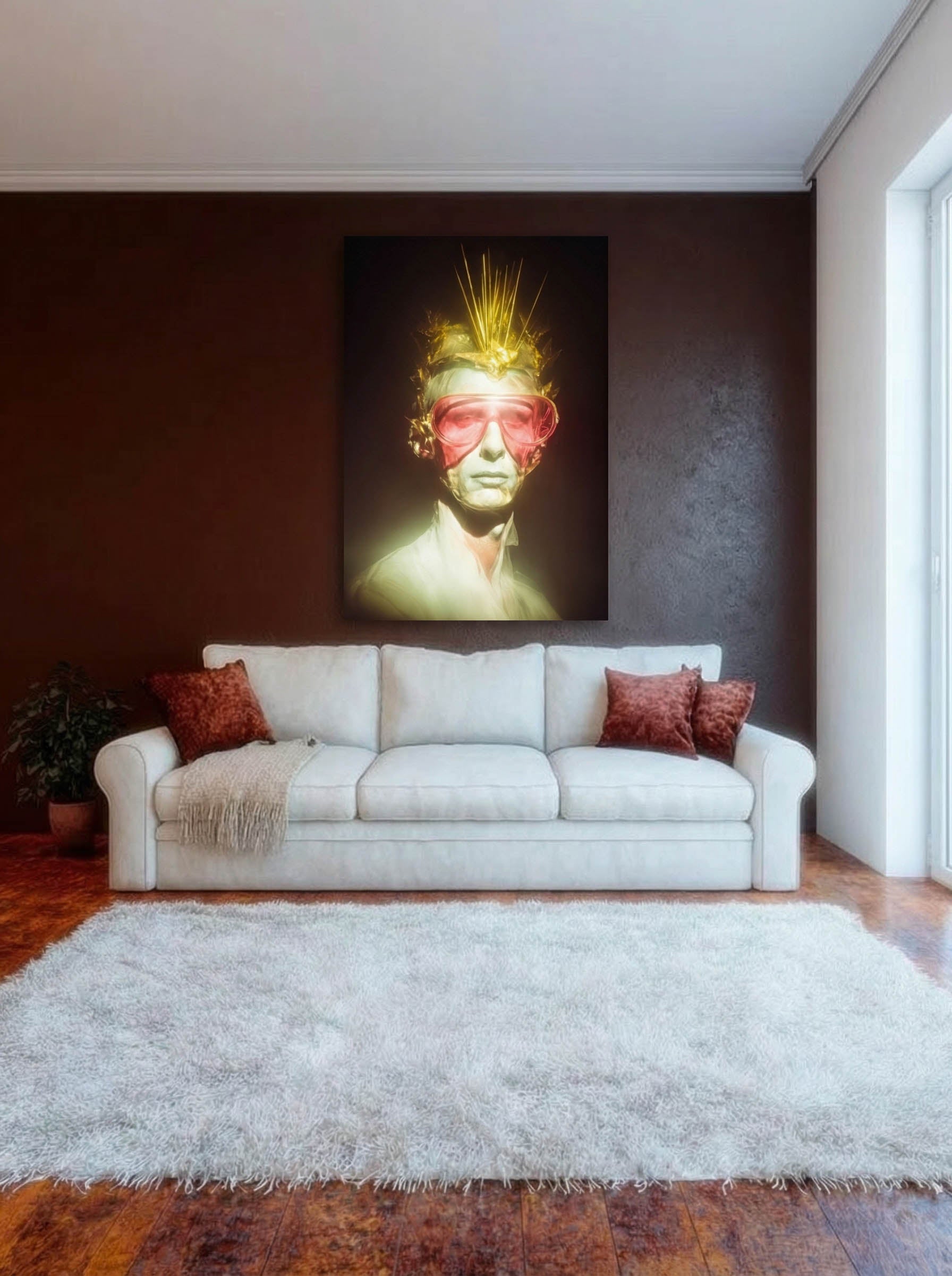 Futuristic Portrait – Surreal Sci-Fi Figure Wall Art 381 Secondary image