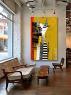 Mid Century Feline – Surreal Retro Cat Portrait Wall Art 383