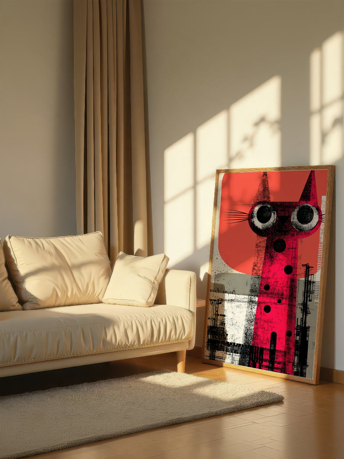 Retro Graphic Cat 384