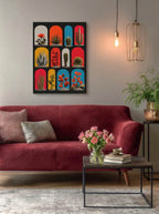 Cactus Collage – Surreal Desert Botanical Wall Art 386