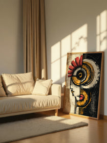 Mechanical Cubist Portrait 402