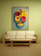 Flower Skull – Surreal Floral Skull Wall Art 408