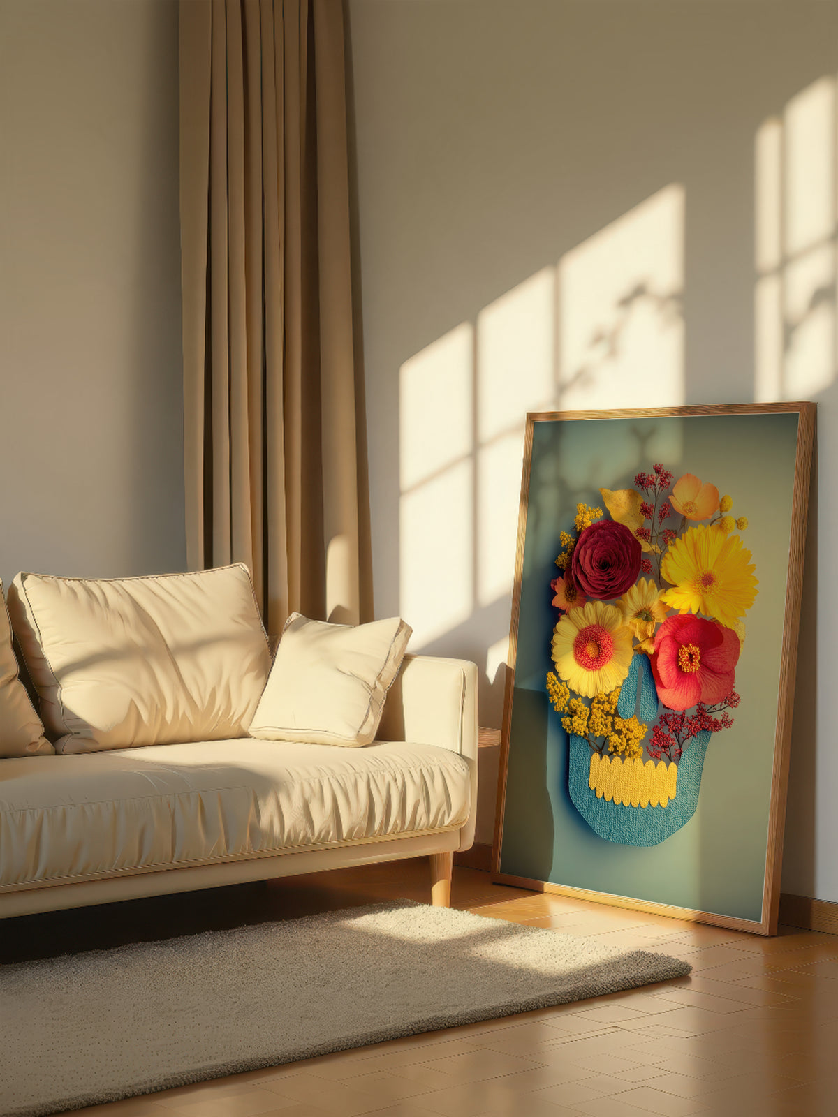 Pressed Flower Skull 408