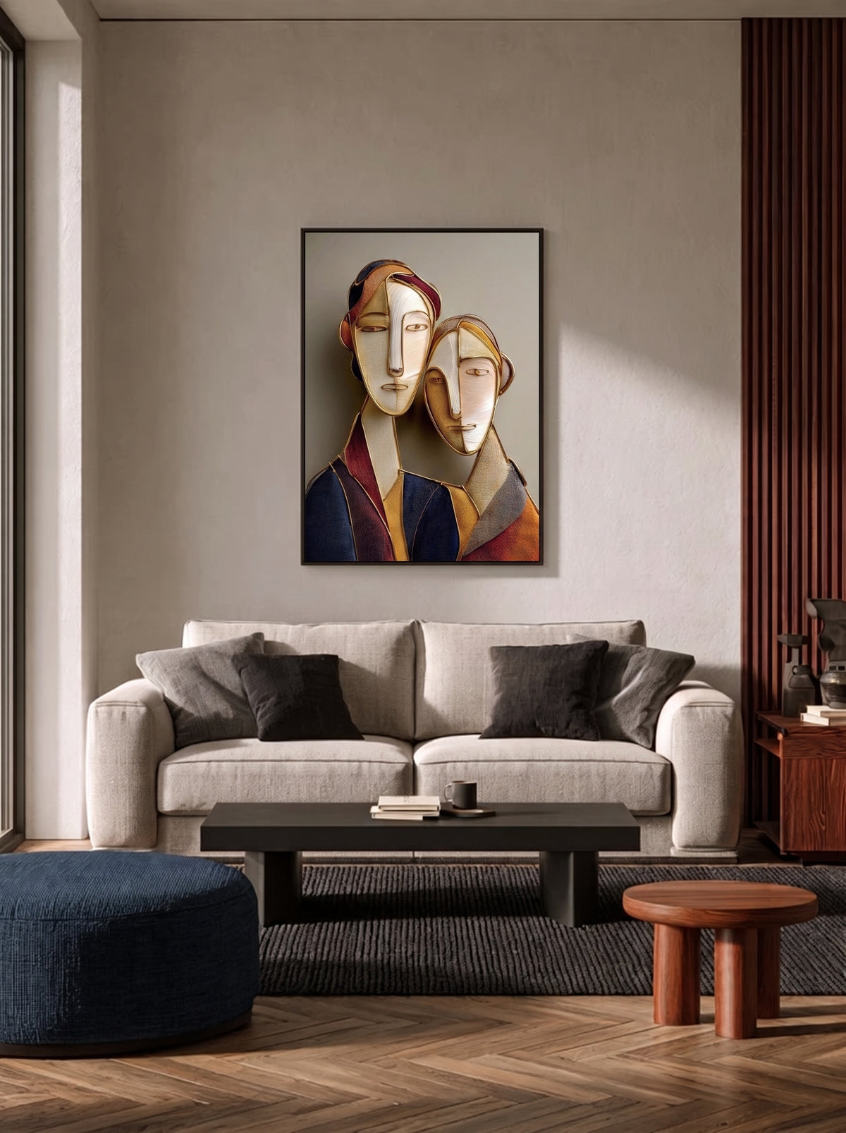 Tender Cubist Portrait 411