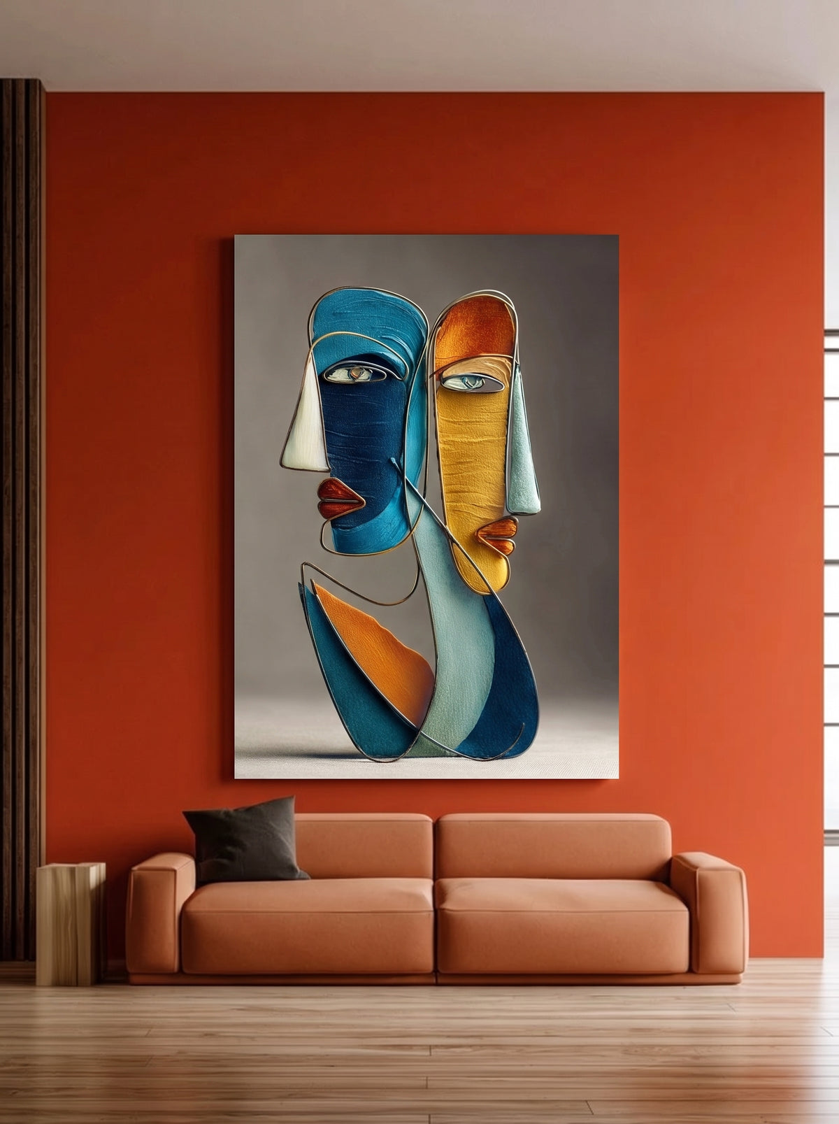 Cubist Wire Sculpture 412